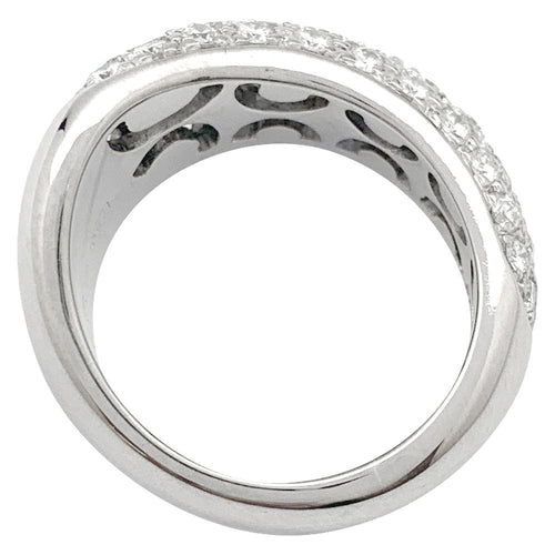 Bague 50 Bague Chaumet, "Hommage à Venise", or blanc et diamants. 58 Facettes 29914