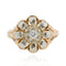 Bague 58 Bague vintage fleur diamant 58 Facettes 21-231-58