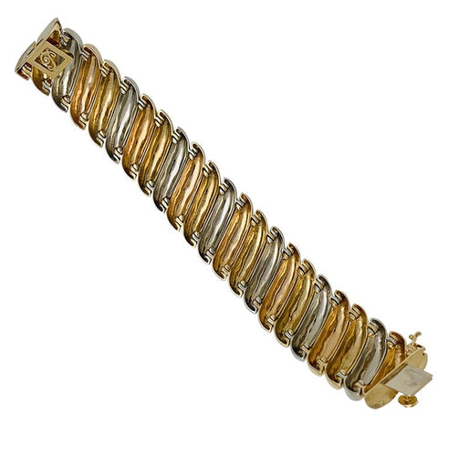 Bracelet Bracelet Poiray en trois tons d'or. 58 Facettes 30040