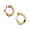 Boucles d'oreilles Créoles A&A Turner or jaune. 58 Facettes 30311