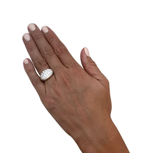 Bague 50 Bague Cartier "Myst" en or blanc, cristal de roche et diamants. 58 Facettes 28882