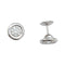 Boucles d'oreilles Puces d'oreilles en or blanc, deux diamants de 1,01 carat. 58 Facettes 29951
