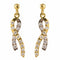 Boucles d'oreilles Boucles d'oreilles ruban d'ors et de diamants 58 Facettes 16-343