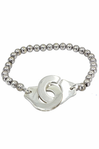 Bracelet Bracelet Menottes Dinh Van R20 argent 58 Facettes