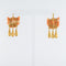 Boucles d'oreilles Boucles d'oreilles anges corail et or 58 Facettes 19-260