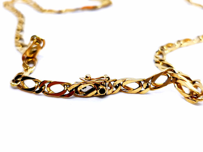 Collier Caplain Saint André Collier Sautoir Or jaune Saphir 58 Facettes 979581CN