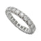 Bague 48 Alliance en or blanc, diamants. 58 Facettes 30169