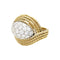Bague 56 Bague Chanteloup en or jaune et platine, diamants. 58 Facettes 30209