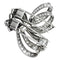 Clip Double clip Boucheron, "Noeud" en platine, or blanc et diamants. 58 Facettes 27909