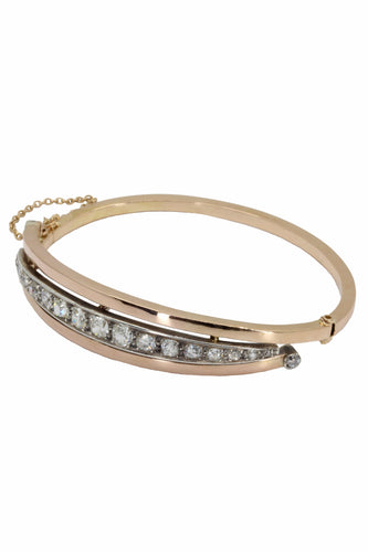 Bracelet Bracelet diamants ancien 58 Facettes