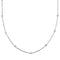 Collier Collier gouttière en or blanc, diamants. 58 Facettes 30177