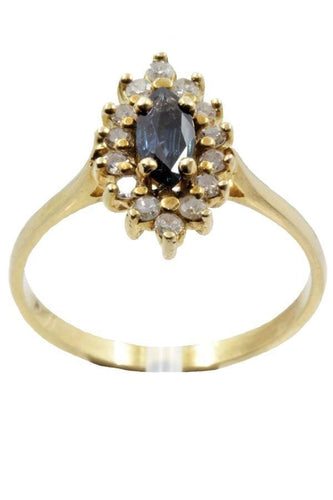 Bague 53 Bague spinelle et diamants 58 Facettes 28551