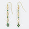 Boucles d'oreilles Boucles d'oreilles émeraudes et opales 58 Facettes 19-353