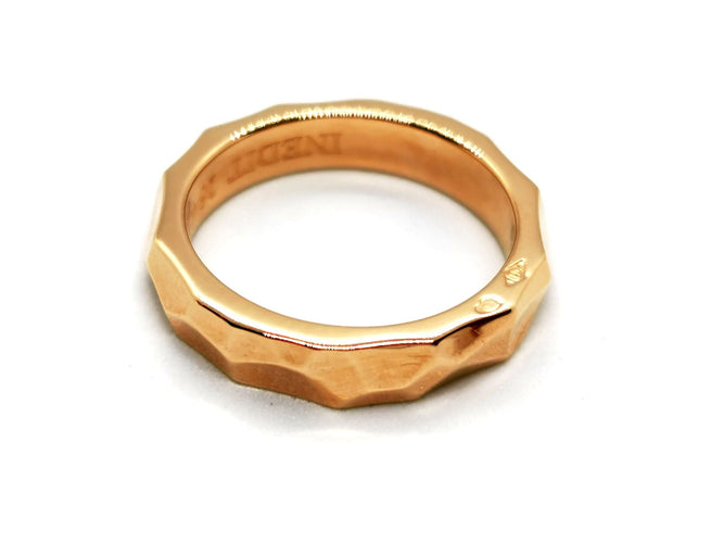 Bague 50 Inedit Bague Alliance Météorite Or rose 58 Facettes 1091765CN