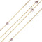 Collier Sautoir diamants et perles de culture rosées 58 Facettes 20-128
