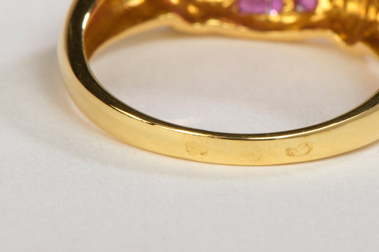 Bague 58 Bague Or jaune Rubis 58 Facettes 00188CN