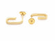 Boucles d'oreilles Dinh Van Boucles d'oreilles Maillon Or jaune 58 Facettes 06504CD