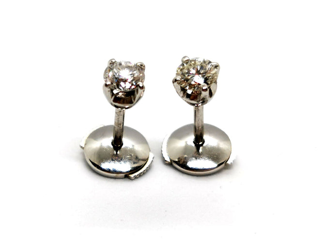 Boucles d'oreilles Boucles d'oreilles or blanc diamants 58 Facettes 1157617CN
