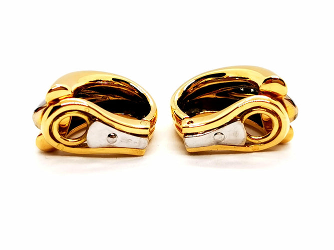 Boucles d'oreilles Boucles d'oreilles Clips Or jaune Diamant 58 Facettes 1126564CN
