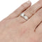 Bague 52 Solitaire or blanc serti d'un diamant pesant 0.40 carat. 58 Facettes 30381