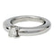 Bague 47 Solitaire Cartier, "Louis Cartier", or blanc et diamants. 58 Facettes 30629