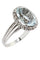 Bague Bague aigue-marine et diamants années 50' 58 Facettes