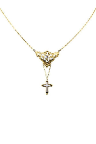 Collier Collier ancien émail 58 Facettes 18271