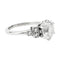 Bague 51 Bague solitaire diamant 2,06 carats en or blanc. 58 Facettes 30651