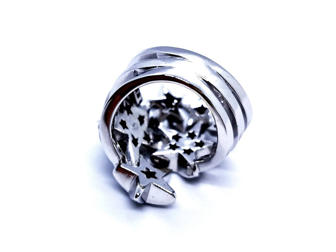 Bague 53 Bague Or blanc Diamant 58 Facettes 1034202CN