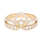 Bague 55 Bague Chaumet "Joséphine - Eclat Floral" en or rose, diamants. 58 Facettes 29648-1