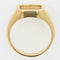 Bague 50 Chevalière armoiriée or jaune 58 Facettes 20-513-46