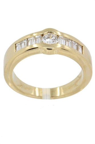 Bague 55 Bague diamants baguette 58 Facettes 33541
