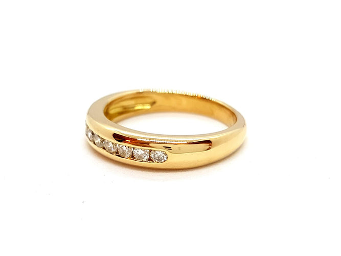 Bague 51 Bague Alliance Or jaune Diamant 58 Facettes 00671CN
