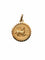 Pendentif Pendentif médaille or jaune vintage astrologique Bélier 58 Facettes
