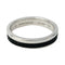Bague 55 Alliance Boucheron modèle "Quatre Edition" en or blanc et PVD noir. 58 Facettes 29635-1
