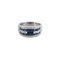 Bague 56 Bague Saphirs calibrés et Diamants 58 Facettes FM94
