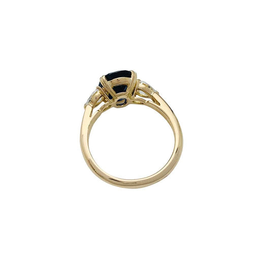 Bague 55 Bague Mauboussin saphir 3.44 cts et diamants. 58 Facettes 30158