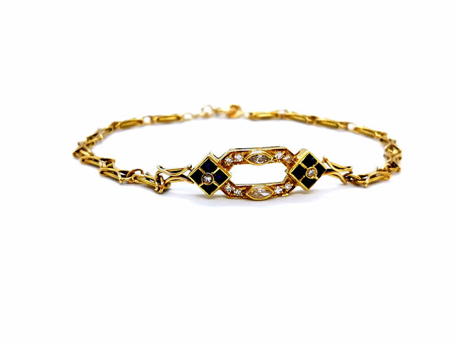 Bracelet Bracelet Or jaune Diamant 58 Facettes 968058CN