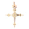 Pendentif Croix ancienne Jeannette en or 58 Facettes 20-521