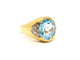 Bague 57 Bague Or jaune Topaze 58 Facettes 750307CN