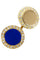 Boutons de manchette Boutons de manchettes lapis lazuli et diamants 58 Facettes 037941