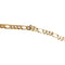 Collier Chaîne mixte maille gourmette alternée, or rose. 58 Facettes 30306
