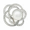 Bague 54 Bague Chanel, "Fil de Camélia", or blanc, perle et diamants. 58 Facettes 29052-1