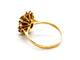Bague 55 Bague Fleur Or jaune Saphir 58 Facettes 952717CN