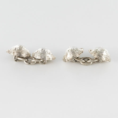 Boutons de manchette Boutons de manchettes Argent Chérubins 58 Facettes 19-653