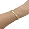 Bracelet Bracelet Dinh Van, modèle "Serrure" en or jaune, diamants 58 Facettes 30339