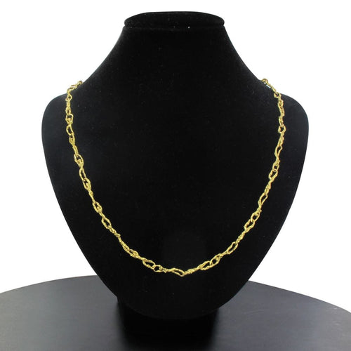Collier Collier or personnages entrelacés 58 Facettes 12-037
