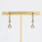 Boucles d'oreilles Boucles d'oreilles diamants pendantes anciennes 58 Facettes 21-258