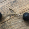Collier Collier perles facettées en ébène et feuilles d'or 58 Facettes EBEC2