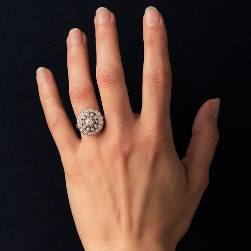 Bague 59 Bague ronde diamants 58 Facettes 19-481-48